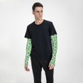 thumbnail image 4 of Bingfone Farmers Gardening Sleeves Sun Protection Arm Cooling Sleeves for Women Men with Thumb Hole - Froggs In The Lake, 4 of 7