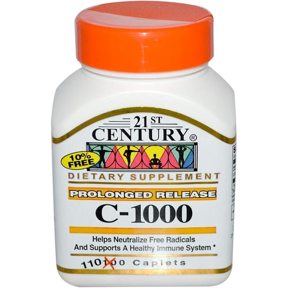 21St Century Prolonged Release C-1000, Supports Immune Health, 110 Caps