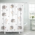 thumbnail image 1 of ABPHQTO Childish Hedgehog Cute Pattern Design para telas Textiles Wall Prints Cortina de ducha 160x180 cm, 1 of 1