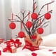 thumbnail image 5 of Bola de tela decorativa de 6 cm para San Valentín hecha a mano, 5 of 6
