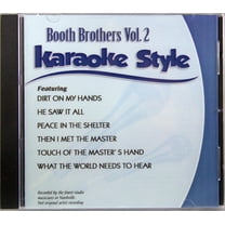 Booth Brothers Volume 2 Daywind Christian Karaoke Style NEW CD G 6 Songs