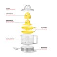 thumbnail image 2 of Starfrit Electric Citrus Juicer, 800ml, 2 Size Juicing Cones, Auto-Reverse Rotation, 30 Watts, 2 of 10