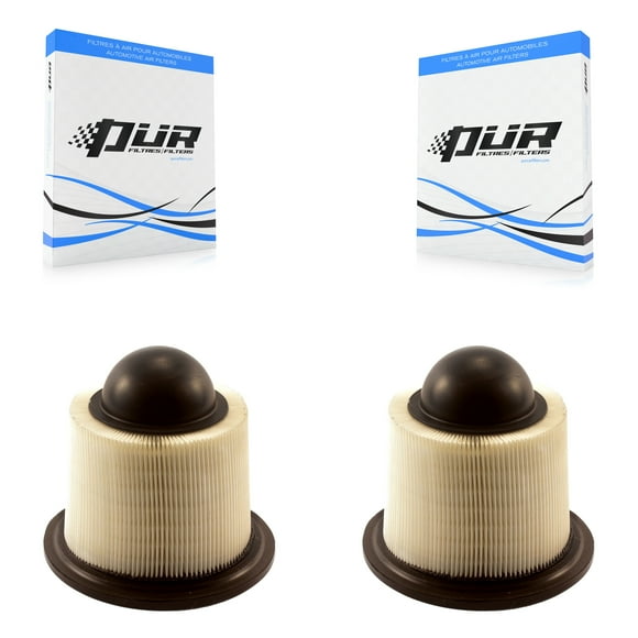 PUR Filtre à Air Moteur (2 Pack) pour Voiture Ford F-150 E-350 Super Duty F-350 Mustang E-250 F-250 E-150 E-450 Expedition Excursion Econoline Lincoln Club Wagon Heritage Navigator Continental K57-100092