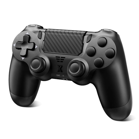 Wireless Gaming Controller Compatible with P4/Slim/Pro/PC, Game Controller with Dual Motor/6-Axis Gyro/Touch Pad - Blue