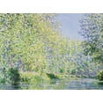 thumbnail image 2 of Monet, Claude 18x15 White Modern Wood Framed Museum Art Print Titled - Bend in the Epte River near Giverny, 2 of 4