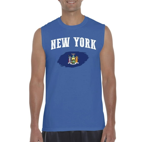 Normal is Boring - Men's Graphic T-Shirt Sleeveless, up to Men Size 3XL - New York