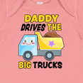 thumbnail image 4 of Inktastic Daddy Drives the Big Trucks with Dump Truck Boys or Girls Baby Bodysuit, 4 of 5