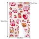 thumbnail image 3 of Cortina de puerta semiopaca con patrón de patchwork de dos piezas Star Kirby, cortinas opacas decorativas para dormitorio, sala de estar, decoración de habitación de niños, 34 x 56 pulgadas, tamaño, 3 of 7