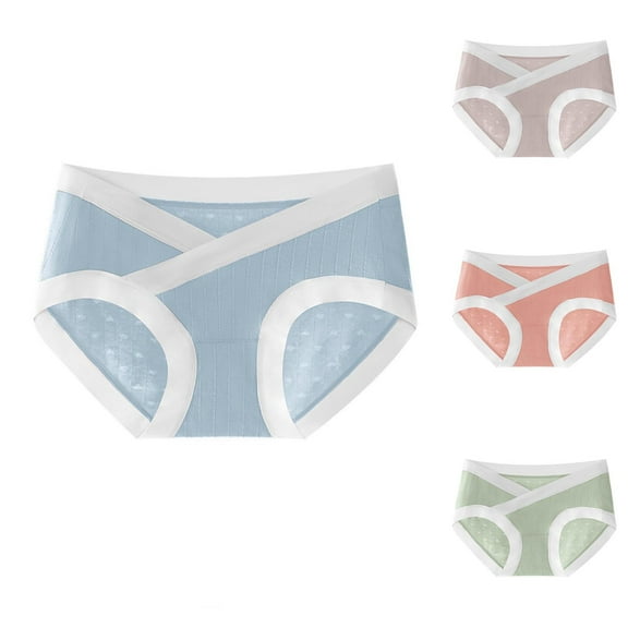 THDHVS Women's Underwear,Panties for Women Pack,Women's Low Waist Cotton Maternity Underwear