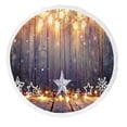 thumbnail image 1 of Manta de playa redonda ABPHQTO Vintage con luces de estrellas 150 cm, 1 of 1