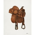 thumbnail image 2 of McAuley, William 15x18 White Modern Wood Framed Museum Art Print Titled - Leather Saddle 1940, 2 of 4