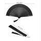 thumbnail image 2 of Abanicos plegables de mano de seda TUNC estilo retro chino Negro, 2 of 4