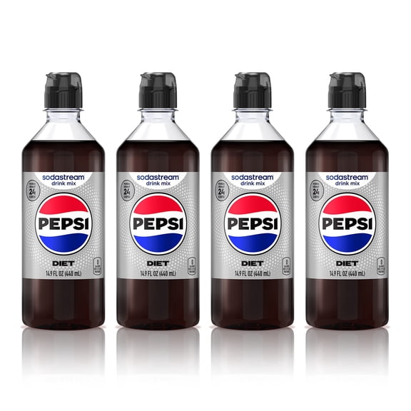 NEW sodastream Diet Pepsi Drink Mix, 4pk