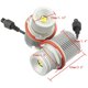thumbnail image 4 of piezas 20W LED Angel Eyes Halo Ring Marker Bulb Reemplazo para BMW E87 E39 M5 M6 E83 X3 E60 E63 E65 E66 E53 X5, modelo: Plata y Negro Kuyhfg Sin marca, 4 of 5
