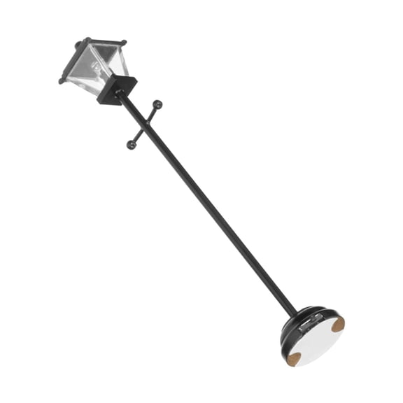 Miniature Street Light Model for 1/12 Dollhouses and Small Landscape Decoration
