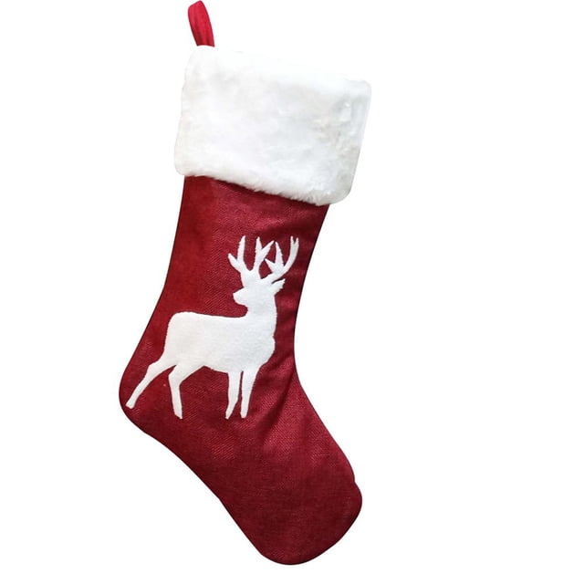 POINTERTECK Christmas Stocking Decorative Gift Bag Tree Pendant Non-Woven Fabrics Christmas Ornament
