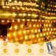 thumbnail image 2 of Red de luces navideñas Ollny 210 LED, 3 x 2 m, IP67, impermeable, blanco cálido, 2 of 9