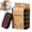 Black, variant on 5 PCS Magic Sponges Cleaning Eraser, Multi-Functional Household Cleaning Kitchen Dish Sponge forFurniture, Bathroom, Bathtub,Sink,Floor,Baseboard,Wall Cleaner