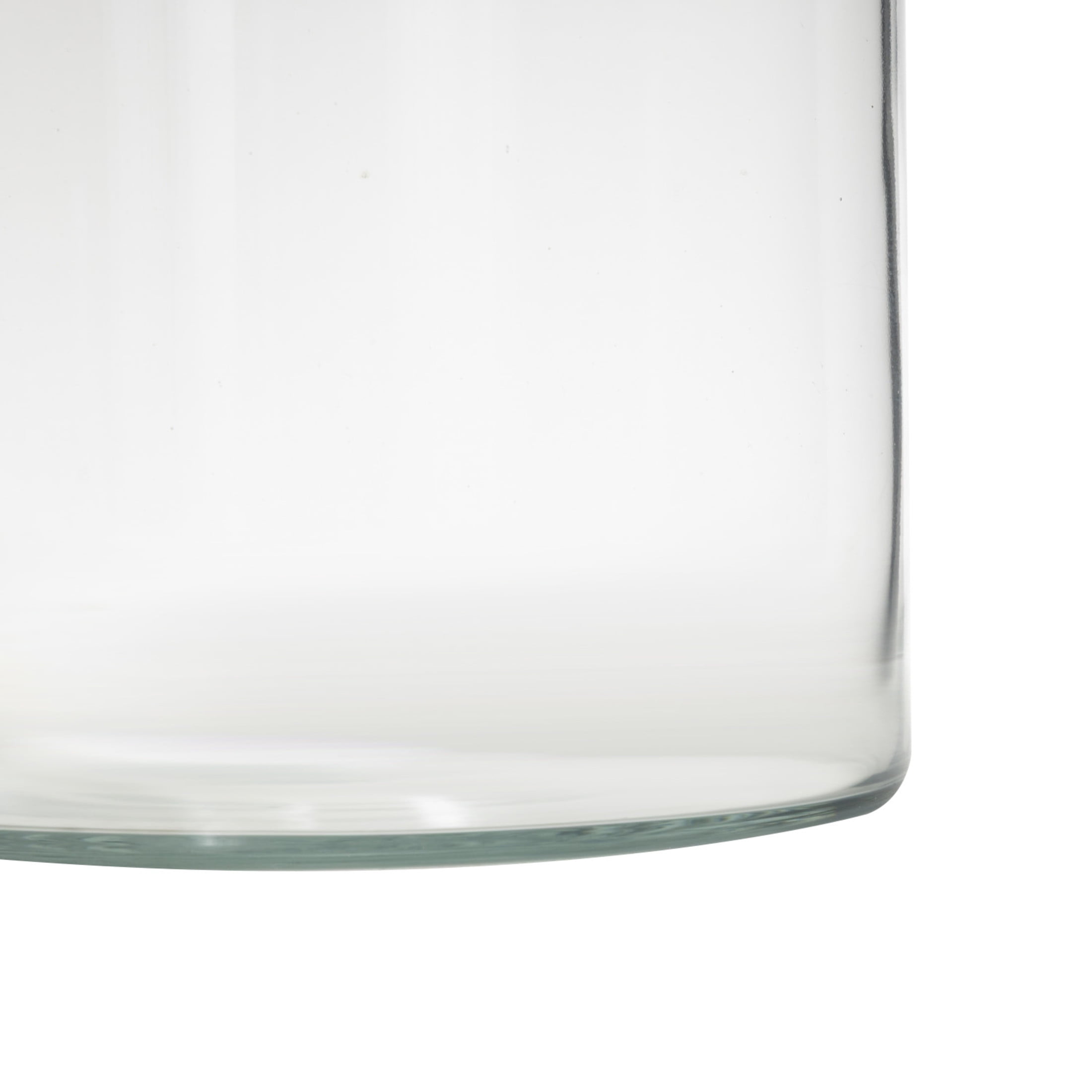 DecMode 8" Wide Glass Vase