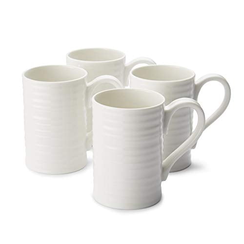 Portmeirion Sophie conran White Tall Mug, Set of 4