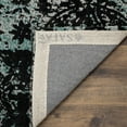 thumbnail image 4 of SAFAVIEH Classic Vintage Montague Geometric Area Rug, Teal/Black, 6' x 6' Square, 4 of 8