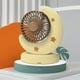 thumbnail image 1 of Mini Ventilador Portátil Recargable VIMI Forma De Luna Color Amarillo, 1 of 3