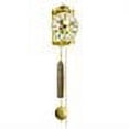 thumbnail image 2 of Hermle 25" Gold and White Round Skeleton Pendulum Wall Clock, 2 of 2
