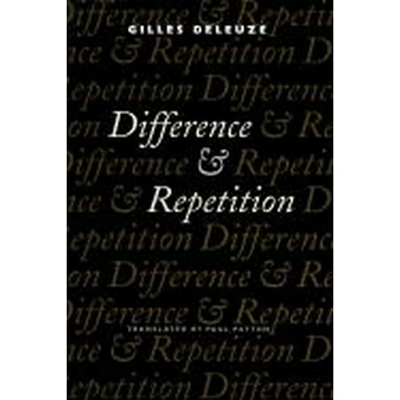 Difference and Repetition (Repetition Works Best For)
