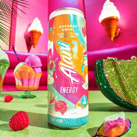 Alani Nu Energy Drink 12oz Sherbet Swirl