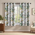 thumbnail image 1 of Cortinas opacas MYSKY HOME Floral, 160 x 160 cm, 2 paneles, color gris, 1 of 8
