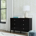 thumbnail image 3 of DaVinci Chloe Regency 6-Drawer Dresser, Ebony, 3 of 6