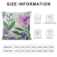 thumbnail image 5 of PRATYUS  Spring Pillow Cover Multi-Colored-Flowers Butterfly Decorations Seasonal Summer Pillow Case Decor for Sofa Couch 18x18in, 5 of 5
