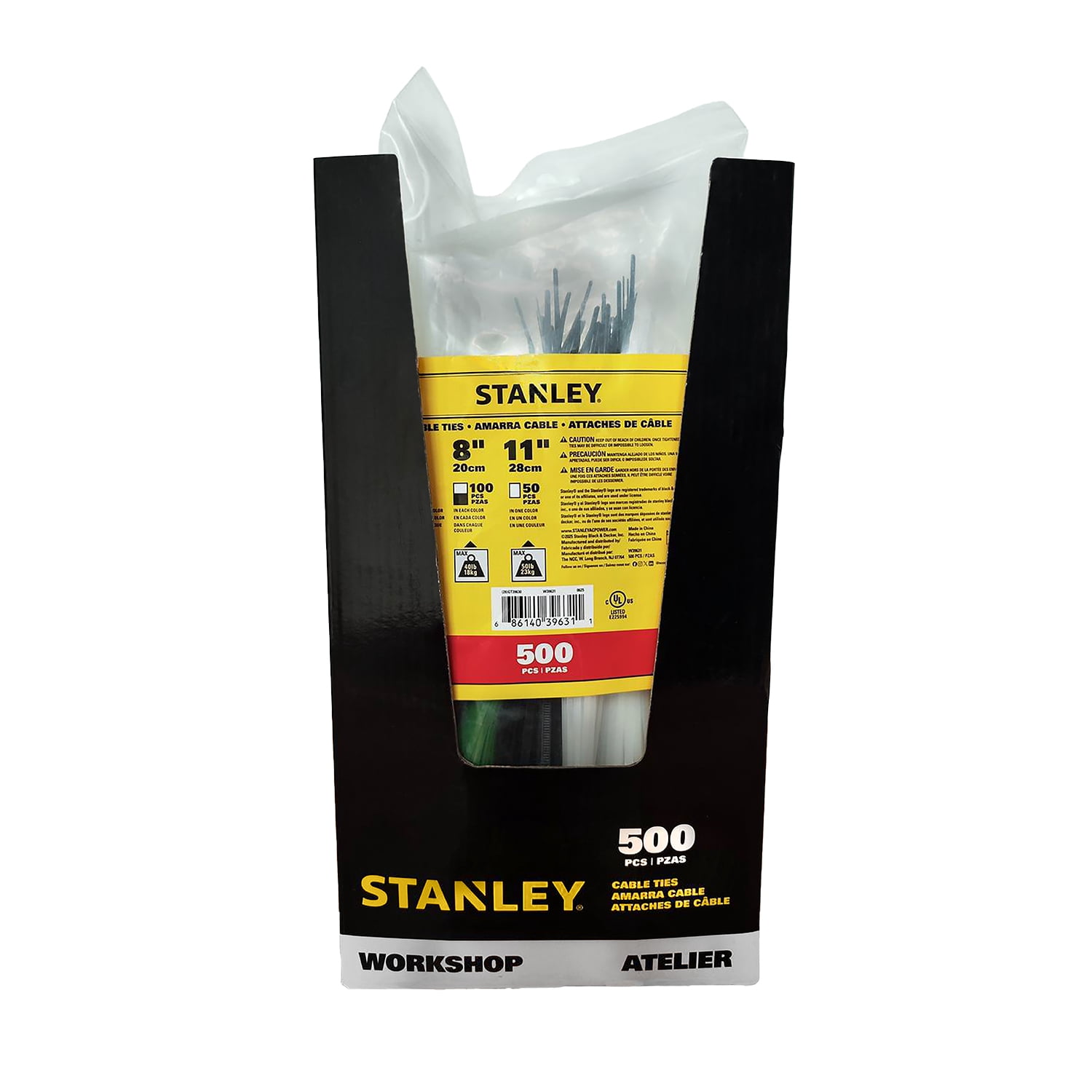 Stanley Assorted Cable Ties, Assorted Cable Ties