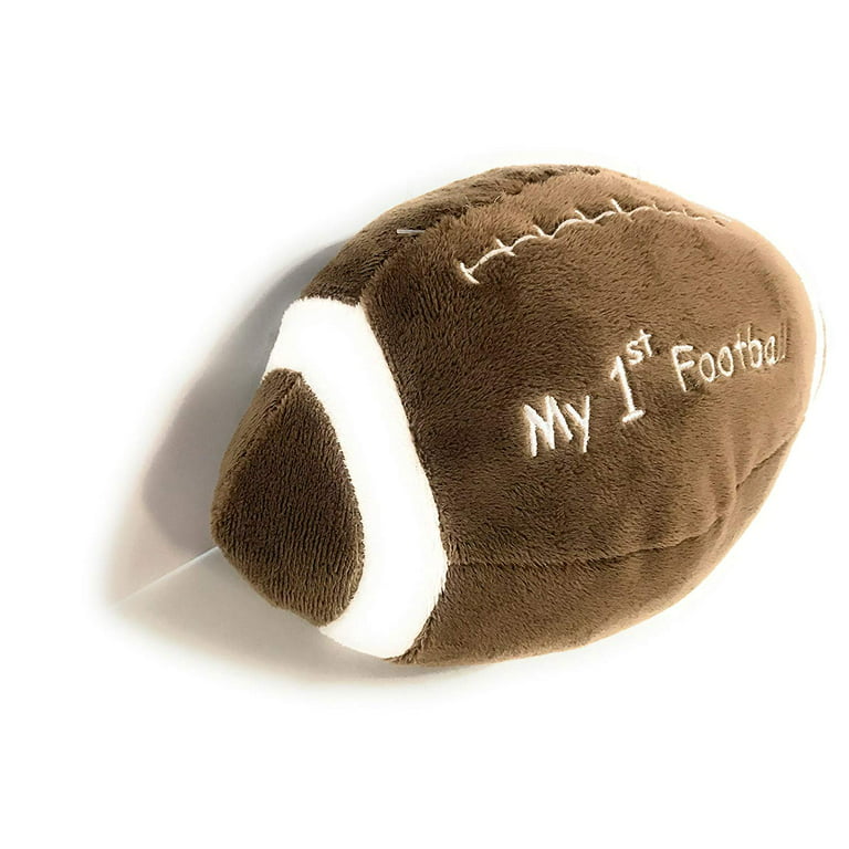 2013 Babys r Us My 1st Football Chime Rattle Soft Stuffed Plush