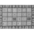 thumbnail image 1 of Ahgly Company Indoor Rectangle Abstract Gray Modern Area Rugs, 8' x 10', 1 of 4