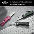 thumbnail image 2 of Couteau Utilitaire Pliant Multi-Outils OKNIFE U1 Pro Fibre de Carbone, 2 of 9