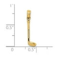 thumbnail image 2 of 14k Yellow Gold Solid Polished Golf Club Pendant Necklace 16.3x5.1mm Wide 1.7mm Thick Pendant for Women, 2 of 2