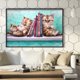 thumbnail image 3 of Cuadros Decorativos Cat 5D DIY Kits de pintura de diamantes Resina Full Round Home Wall Art. Gato Likrtyny embutido en tela, 3 of 9