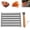Large, variant on Hot Dog Roller for Grill, Stainless Steel BBQ Hot Dog Griller with Extra Long Wood Handle, 6 Rollers for 5 Hot Dogs, Manual Rolling Hot Dog Grill for Even Cooking, BBQ Must Have Gadget (Small)