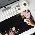 thumbnail image 4 of Extended Gaming Mouse Pad (35.4x15.7 in), Large Non-Slip Rubber Base Mousepad with Stitched Edges, Waterproof Keyboard Mouse Mat Desk Pad for Work, Game, Office, Home -Flower, 4 of 5