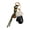 Black, variant on Lovely Bag Charm Pendant Keyring Bells Gloves Braided Rope Keychain Bag Charm for Backpack Purse Handbag Decorations
