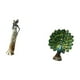 thumbnail image 5 of Estatua tribal africana, escultura, figura, adorno decorativo ligero y elegante para dormitorio, oficina, sala de estar o estantería., 5 of 8
