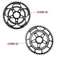 thumbnail image 2 of L Army Green Cambie la manivela de 4 garras Gire la manivela de bicicleta de carretera Mtb a 130 Bcd, 2 of 4