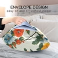 thumbnail image 4 of Yayeee Pillow Case Set of 2 Standard Size Wrinkle Resistant Pillowcase Soft Envelop Closure Light Green Floral Print Cover Bedroom Decor, 4 of 7
