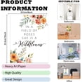 thumbnail image 2 of 1 Pc Inspirational Quote Poster Paper She Is a Wildflower Wall Art Unframed Positive Quotes Picture Print Artwork Painting, 2 of 6