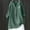 Green, variant on LSLJS Cotton Linen Shirts for Women Plus Size V-Neck Long Sleeve Shirts Casual Cute Print Half Botton Blouse, S-4XL