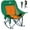 Green - Heated, variant on Heated Oversized Rocking Camping Chair, Fully Padded Patio Chair with Cup Holder, High Back Portable Lawn Recliner with Headrest, Outdoor Camp Rocker Chairs for Adults Heavy Duty 400 LBS