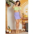 thumbnail image 2 of Organza Puff Short Sleeve Crop Top, 2 of 5