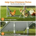 thumbnail image 6 of SACVON Predator-Proof Chicken Coop with Weatherproof Tarp & Perch , Secure, Weatherproof, and Easy to Use, 6 of 10
