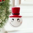 thumbnail image 4 of Uuowzo Christmas Snowman Ceramic Ornaments Home Desktop Table Christmas Scene Decoration Props Indoor Outdoor Christmas Decorations, A, 4 of 6